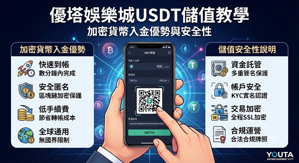 優塔娛樂城USDT入金教學圖示